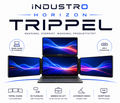 INDUSTRO HORIZON TRIPPEL - TRIPPELSKJERM